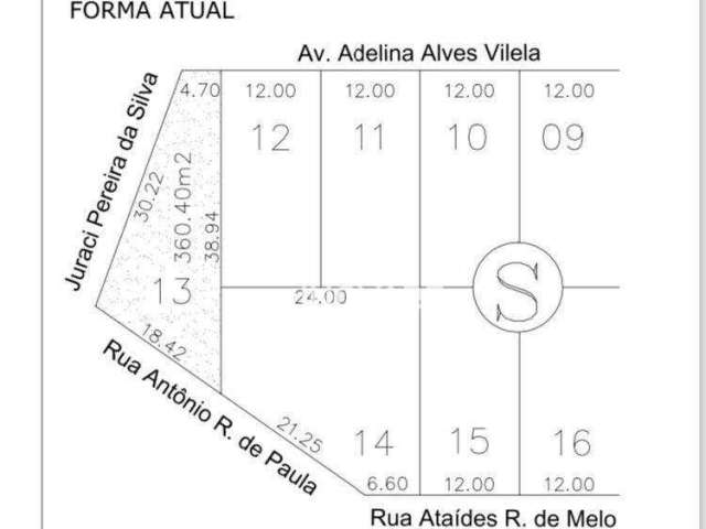 Terreno à venda, 360 m² por R$ 145.000 - Jardim Morumbi - Itumbiara/GO