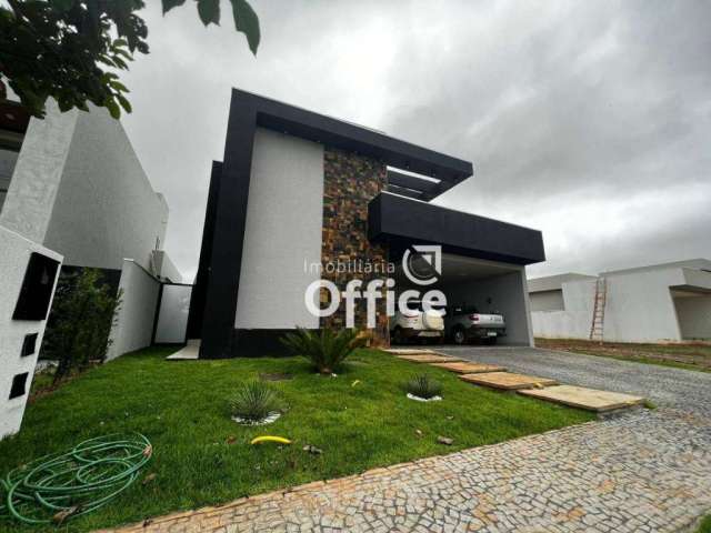 Casa com 4 dormitórios à venda, 213 m² por R$ 1.080.000,00 - Condomínio Terras Alpha Anápolis - Anápolis/GO