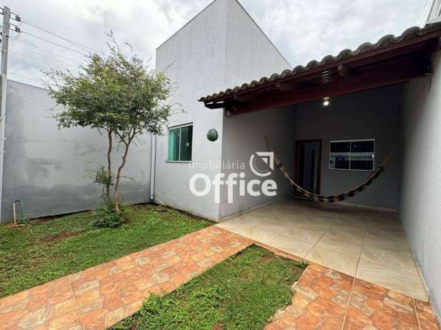 Casa com 3 quartos à venda, 107 m² por R$ 320.000 - Residencial Flor do Cerrado - Anápolis/GO