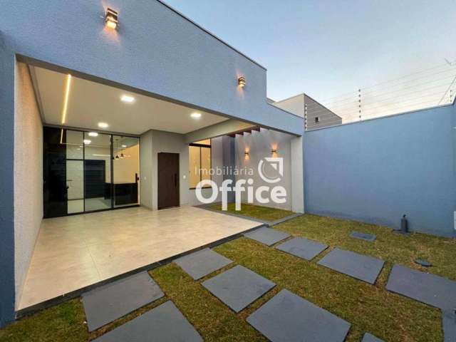 Casa nova de 3 quartos à venda, 118 m² por R$ 380.000 - Parque Calixtópolis - Anápolis/GO