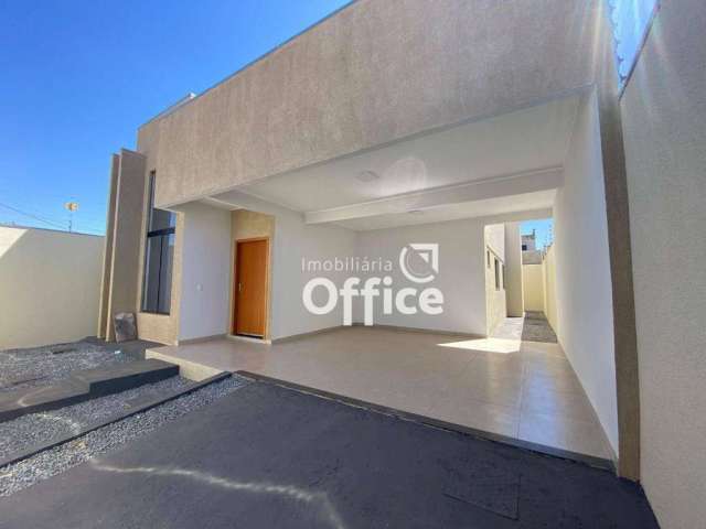 Casa com 3 quartos à venda, 115 m² por R$ 350.000 - Residencial Cidade Industrial - Anápolis/GO