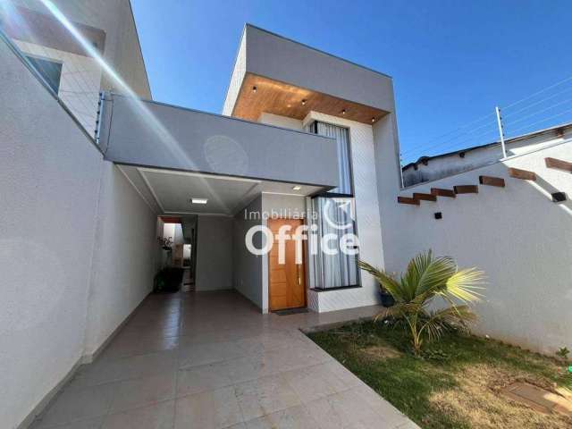 Casa com 3 quartos à venda, 118 m² por R$ 450.000 - Jardim Europa - Anápolis/GO