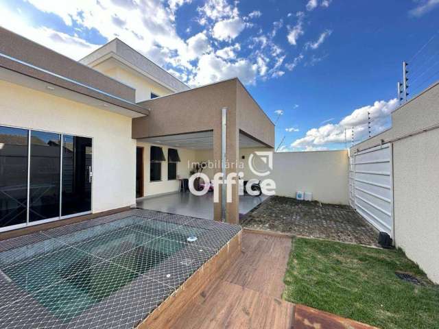 Casa com 3 dormitórios à venda, 137 m² por R$ 590.000,00 - Loteamento Residencial Verona - Anápolis/GO