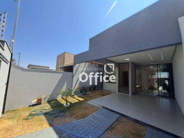 Casa com 3 Quartos à venda, 105 m² por R$ 350.000 - Residencial Flor do Cerrado - Anápolis/GO