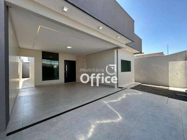 Casa com 3 quartosà venda, 133 m² por R$ 480.000 - Loteamento Residencial Verona - Anápolis/GO