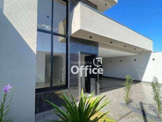 Casa com 3 dormitórios à venda, 130 m² por R$ 600.000,00 - Jardim Itália - Anápolis/GO