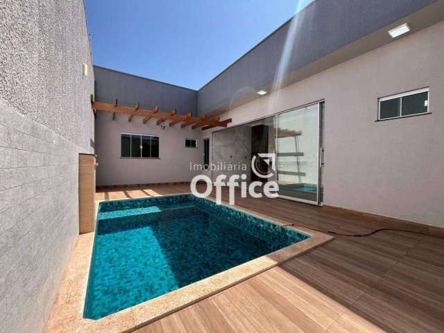 Casa de esquina com piscina à venda, 139 m² por R$ 630.000 - Residencial Ayrton Senna - Anápolis/GO