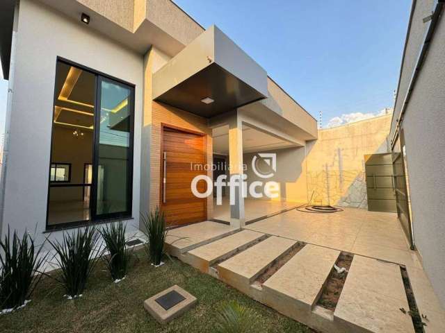 Casa com 3 dormitórios à venda, 145 m² por R$ 570.000,00 - Residencial Tangará - Anápolis/GO