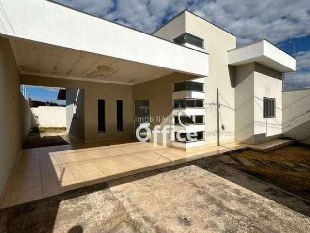 Casa com 2 dormitórios à venda, 190 m² por R$ 400.000,00 - Residencial Rio Jordão - Anápolis/GO