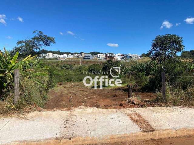 Terreno com ótima Localização -  última quadra do bairro, com fundos para a BR 153. Proximidade: Próximo ao viaduto em construção facilitando o acesso