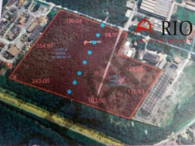 Terreno com 89.345,00 m2 de área, localizado em uma região estratégica para o seu negócio.