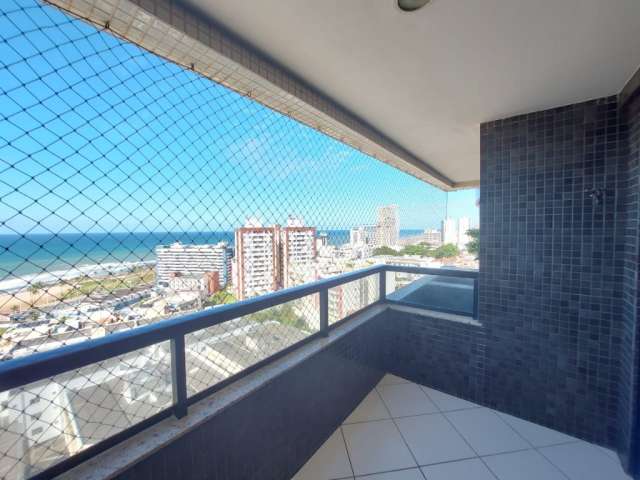 Quarto e sala vista mar no edf horizon residencial