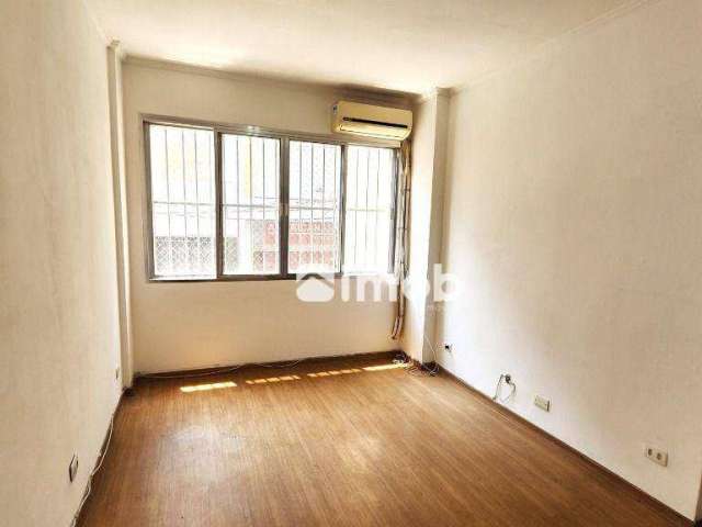 Apartamento um dormitório, Gonzaga, Santos/SP, Elevador