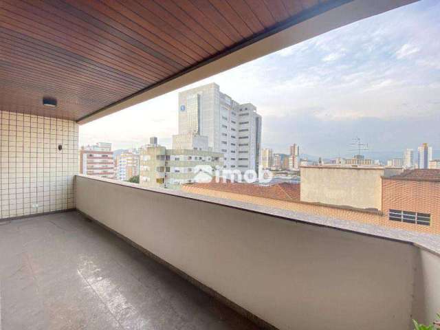 Apartamento à venda, 163 m² por R$ 980.000,00 - Boqueirão - Santos/SP