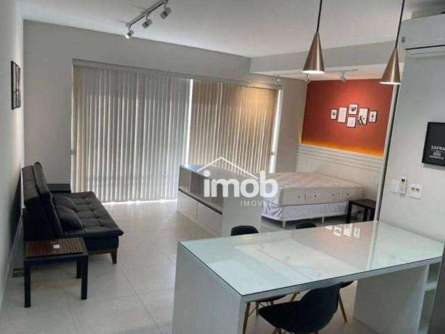 Apartamento studio para alugar, 50 m² por R$ 4.600/mês - Pompéia - Santos/SP