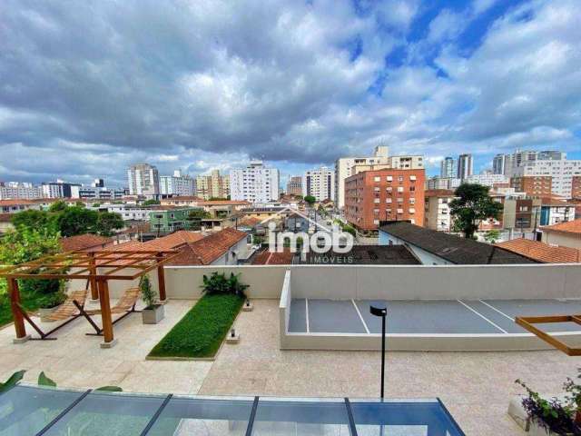 Apartamento com 2 dormitórios à venda, 62 m² por R$ 570.000,00 - Marapé - Santos/SP