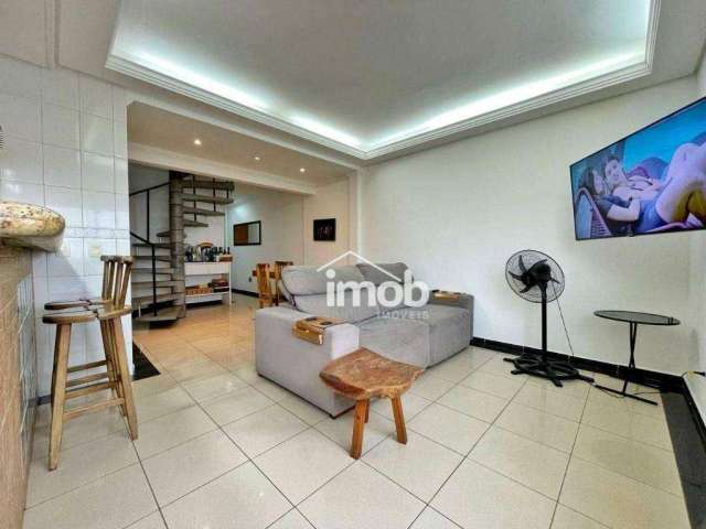 Cobertura com 2 dormitórios para alugar, 111 m²  - Ponta da Praia - Santos/SP