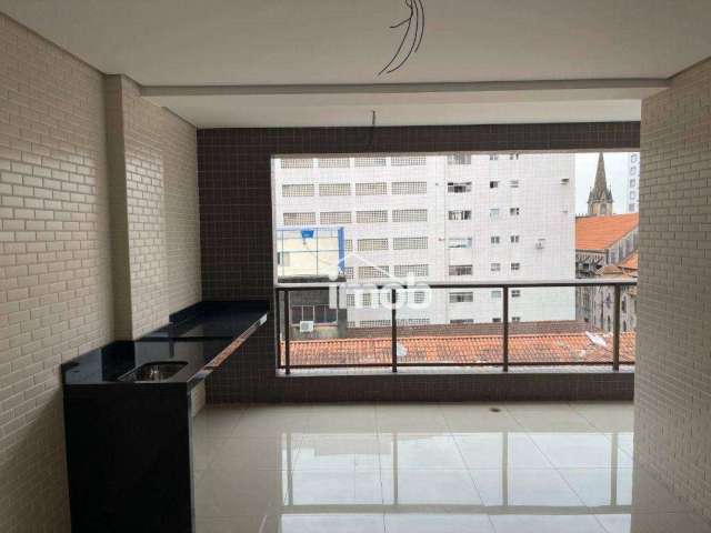 Apartamento com 3 dormitórios à venda, 128 m² por R$ 1.650.000,00 - Embaré - Santos/SP