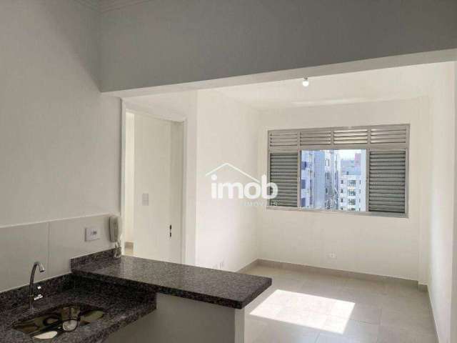 Apartamento com 1 dormitório à venda, 47 m² - Embaré - Santos/SP