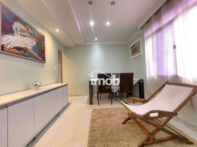 Apartamento com 2 dormitórios à venda, 72 m² - Embaré - Santos/SP