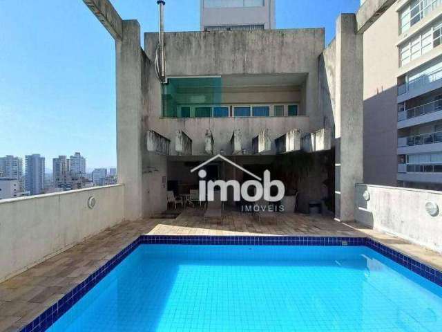 Flat com 1 dormitório à venda, 70 m² por R$ 570.000,00 - Gonzaga - Santos/SP