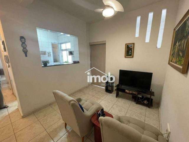 Apartamento com 1 dormitório à venda, próximo à praia, 42 m² - José Menino - Santos/SP