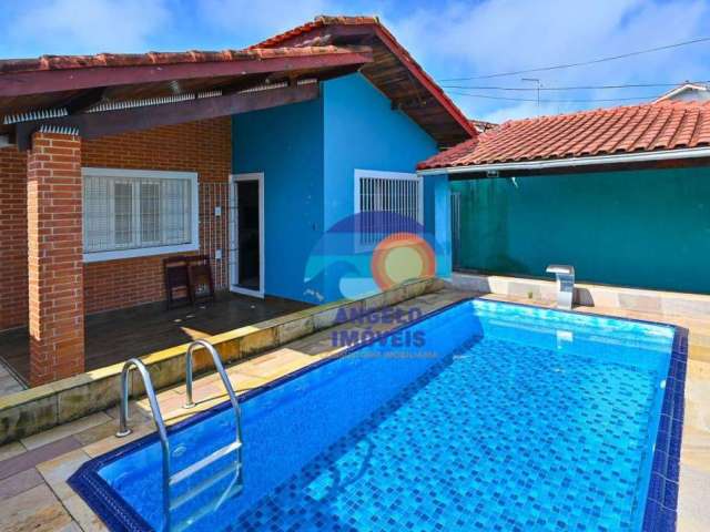 Casa com piscina, 3 quartos à venda, 130 m² por R$ 420.000 - Centro - Peruíbe/SP