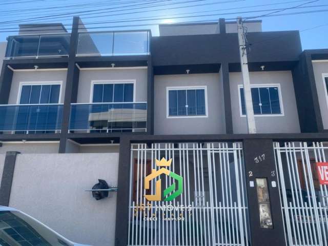 Sobrado com 3 quartos no pinheirinho r$ 489.900,00