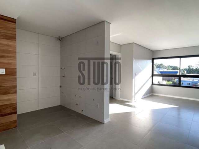 Apartamento novo, 55m², Bairro Vila Nova em Carlos Barbosa/RS, 2 quartos, 1 banheiro, 1 box de garagem.