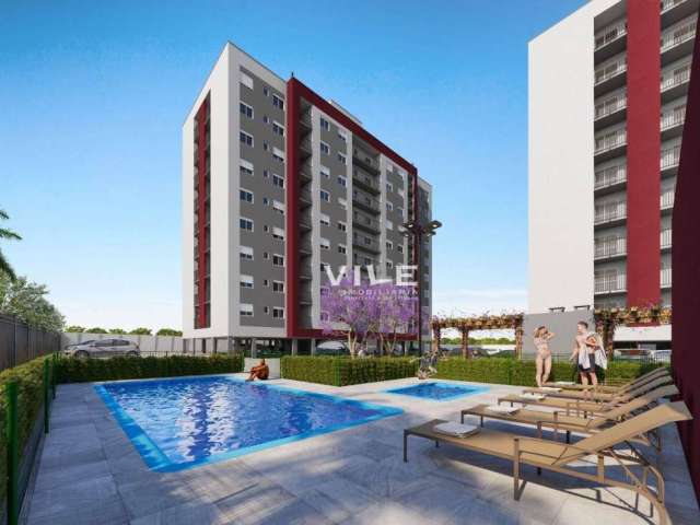 Apartamento com 2 dormitórios à venda, 56 m² por R$ 253.000,00 - Oriço - Gravataí/RS