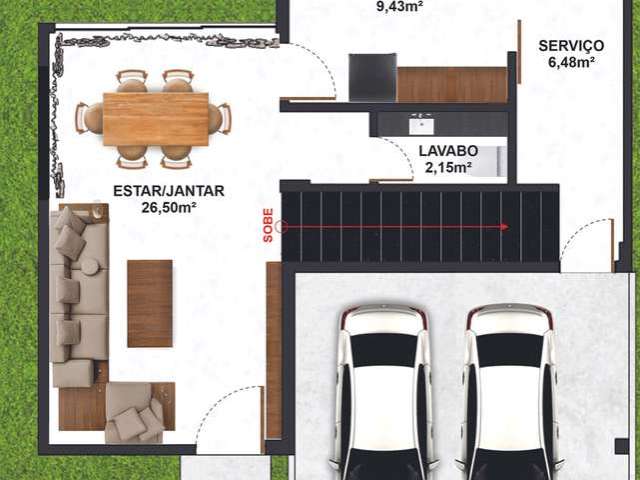 Casa em condomínio fechado com 3 quartos à venda na Rua Florianópolis, Parque Jardim da Serra, Juiz de Fora, 180 m2 por R$ 789.000