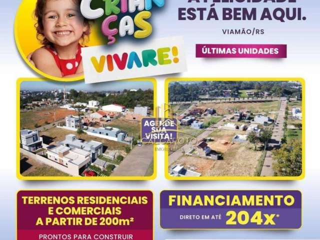 Terreno à venda, 218 m² por R$ 91.561 - Centro - Viamão/RS