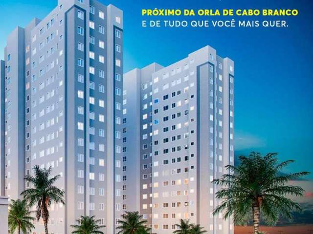 Empreendimento com área de lazer completa no bairro do altiplano, à 5 minutos da orla do cabo branco, com 2 dormitórios, à partir de r$ 241.990,00!