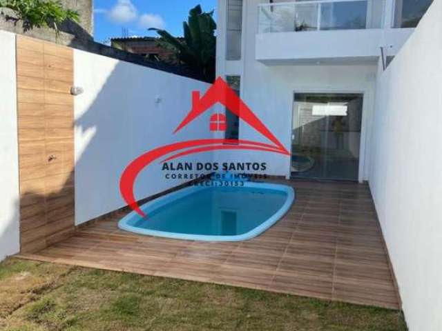 Casa para Venda em Camaçari, Pé de Areia (Abrantes), 2 dormitórios, 2 suítes, 3 banheiros, 1 vaga