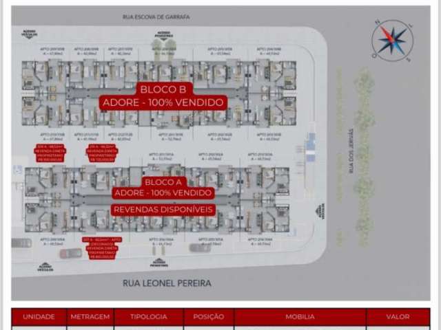 Apartamento com 2 quartos à venda na Rua Leonel Pereira, 010, Cachoeira do Bom Jesus, Florianópolis, 68 m2 por R$ 900.000