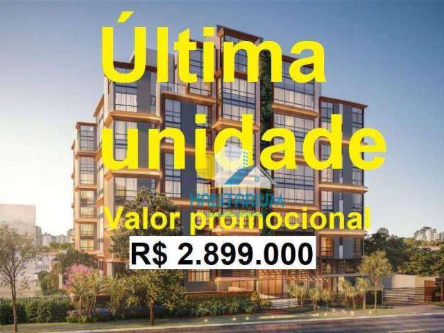 Apartamento alto padrão com 3 dormitórios à venda, 232 m²  Cabral - Curitiba/PR