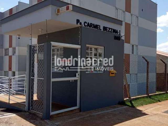 Apartamento no Condomínio Carmel Benzzina, 02 quartos, sala, cozinha, 01 vaga de garagem e  44m² de