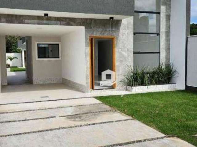 Casa com 3 qUARTOS à venda, 120 m² por R$ 649.000 - Jardim Atlântico Oeste - Maricá/RJ