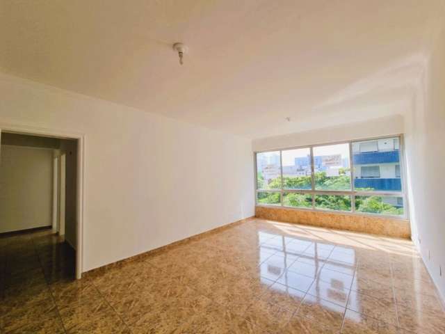 Apartamento a 1 quadra da praia com 3 quartos sendo 2 suítes, 1 vaga e portaria à venda, 140 m² por R$ 708.000 - Ponta da Praia - Santos/SP