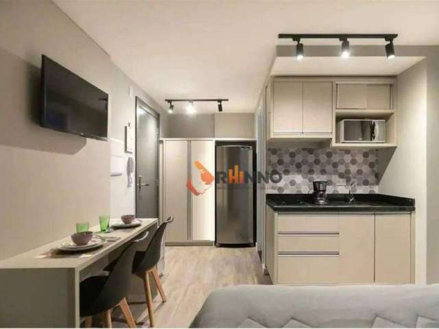 Studio mobiliado com 1 dormitório, 19 m² no bairro Centro - Curitiba/PR