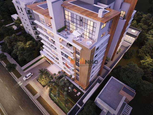 Apartamento Garden com 3 quartos, 3 suítes, 148 m² no Centro de Curitiba