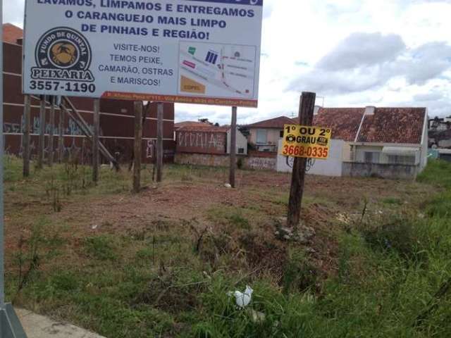 Terreno comercial à venda na Rodovia João Leopoldo Jacomel, 9102, Centro, Pinhais por R$ 450.000