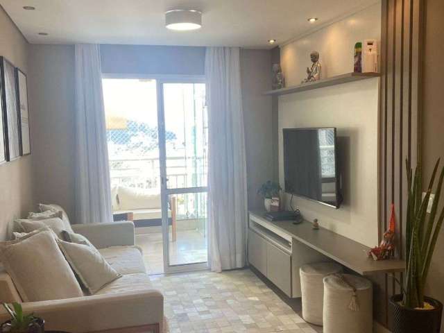 Apartamento com 3 dormitórios para alugar, 85 m² por R$ 5.200,00/mês - Marapé - Santos/SP