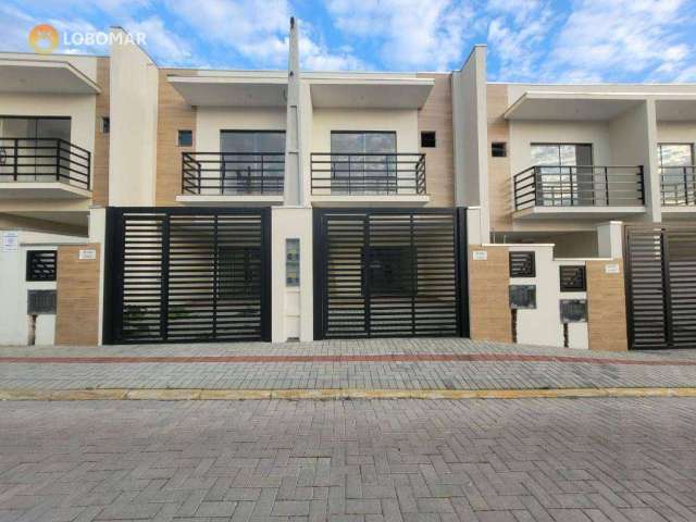 Sobrado novo, 3 dormitórios, sendo 1 suíte à venda, 112 m² por R$ 539.000,00 - Itacolomi - Balneário Piçarras/SC