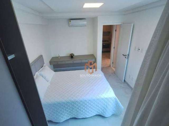 Maravilhoso Flat, 100% decorado e equipado, a poucos metros da praia de BoaViagem, para locação, long Stay