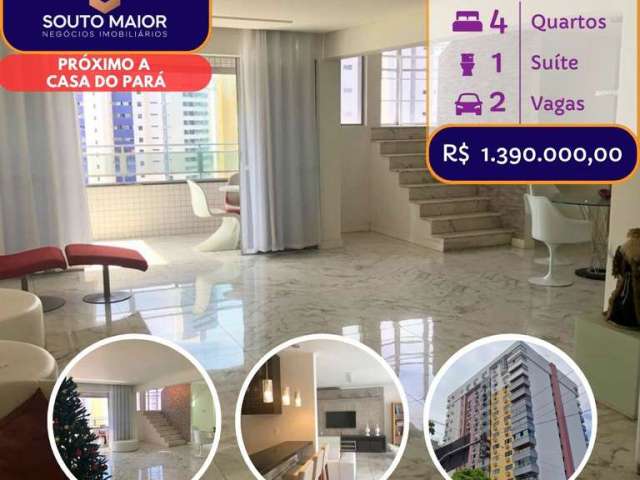 Cobertura com 4 dormitórios à venda, 276 m² por R$ 1.390.000,00 - Boa Viagem - Recife/PE