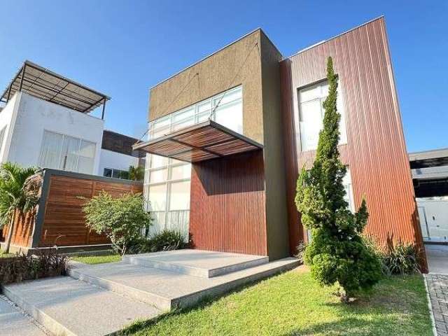 Magnífica Casa Mobíliada à Venda no Condomínio Disegno Barra da Tijuca de 600m² com 4 Suítes Terraço Piscina Sauna Churrasqueira 4 Vagas de Garagem