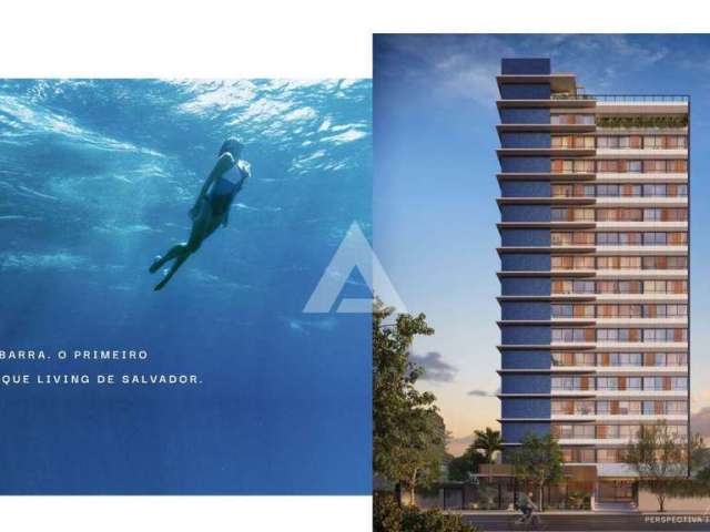 Blue Barra - Apartamento na Barra quarto/sala, à venda na Barra  R$489.000,00