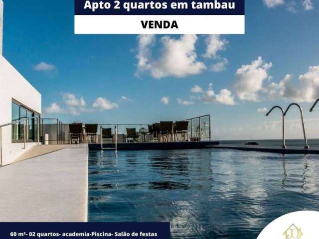 cobertura duplex com 2 quartos em Tambaú 1 quadra da praia- PB