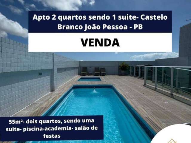 Apartamento com 2 quartos no  Castelo Branco Posição Sul